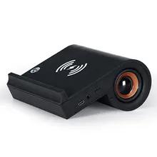 新しいモバイル携帯電話スタンドホルダー音声アンプワイヤレススピーカーポータブルワイヤレス充電ライブ怠惰なブラケット Bluetooth なし