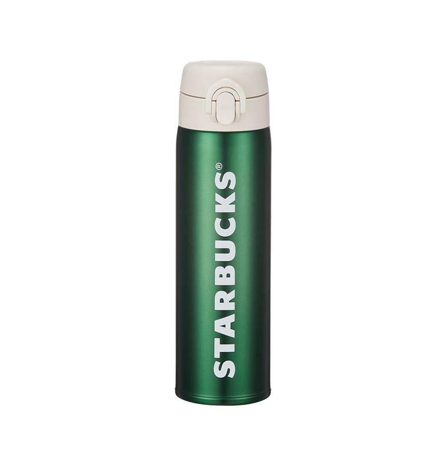JNX グリーン ワードマーク 魔法瓶 500ml 韓国スターバ グッズ