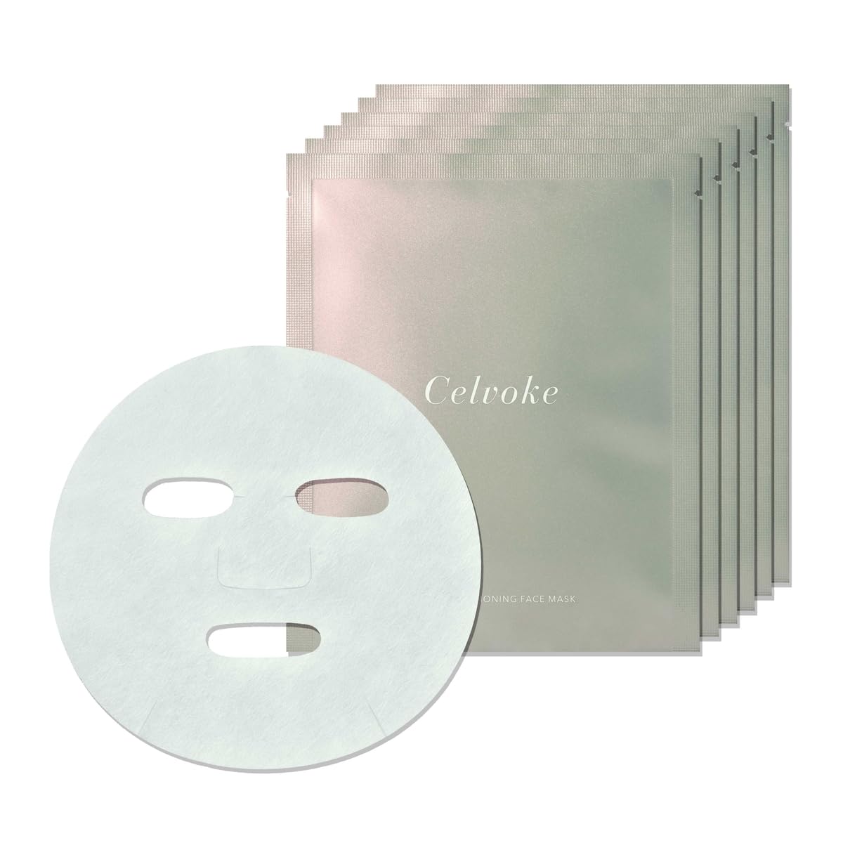 Celvoke(セルヴォーク) カームコンディショニング フェイスマスク 6枚入 国産 オーガニック シートマスク