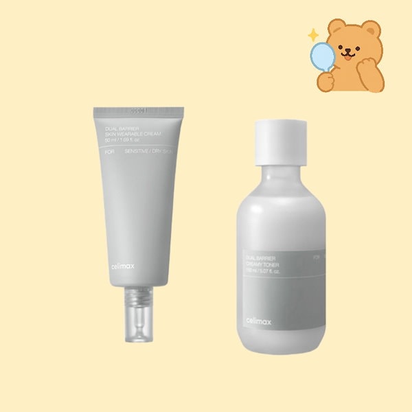 デュアルバリアクリーム50ml 1個+デュアルバリアトナー150ml 1個