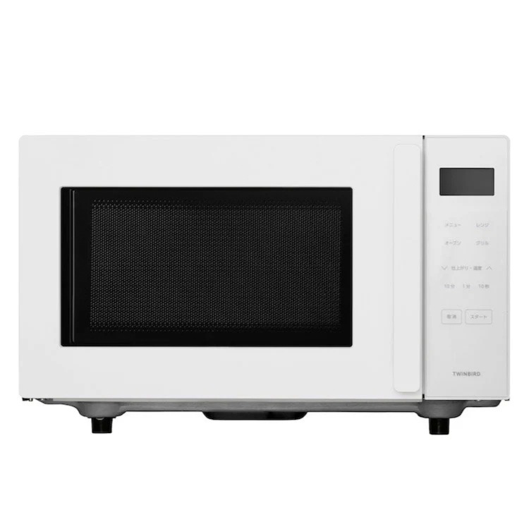 ツインバード TWINBIRD オーブンレンジ DR-E216W センサー付フラット16L ホワイト
