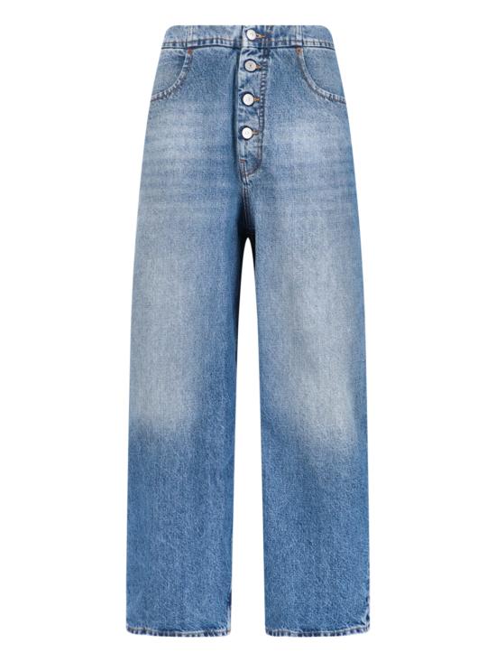 MM6 MAISON MARGIELA Women Denim Pants S52LA0235 M30058 965 Blue