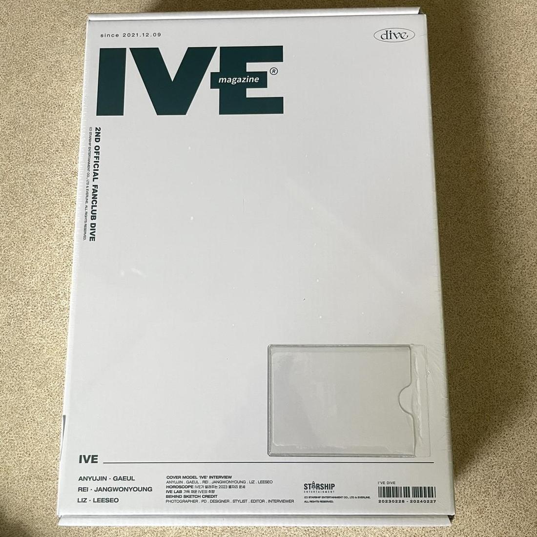公式 ] IVE 2nd OFFICIAL FANCLUB [DIVE] KIT (NO MEMBERSHIP