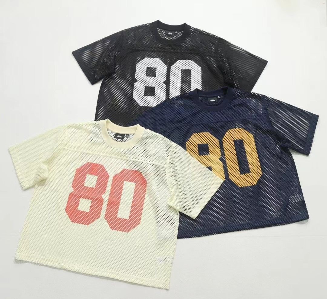 STUSSY カットソー 半袖 メンズ Team Jersey 80 Mesh ( stussy crew クルー Tシャツ ティーシャツ T-SHIRTS トップス メンズ・男性用 1140340