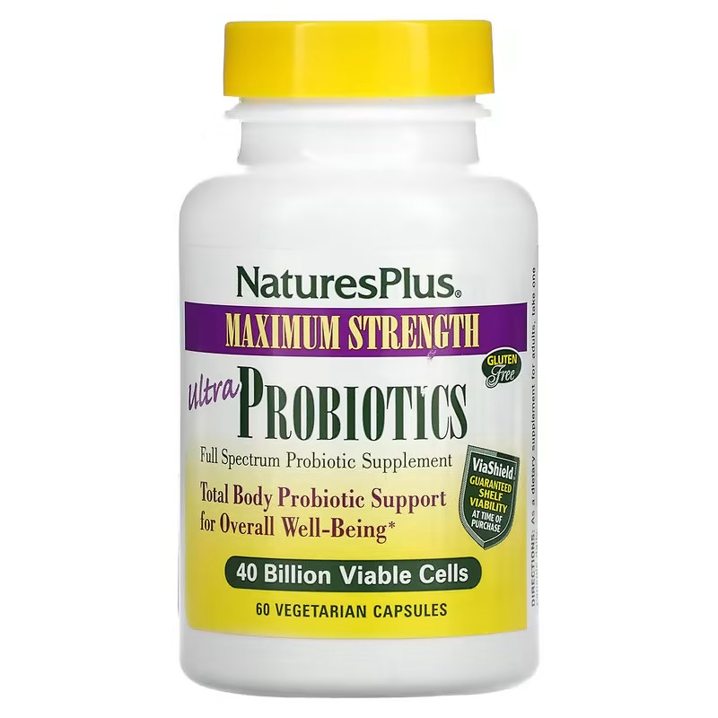 NaturesPlus　ウルトラプロバイオティクス40億ベジカプセル60粒