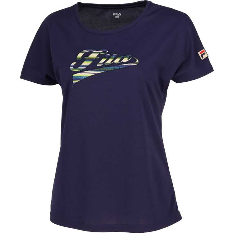 アップリケTシャツ（レディース） M フィラネイビー #VL2696-20