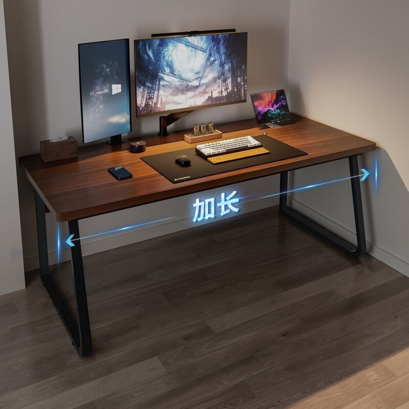 电脑桌台式双人电竞桌椅组合学习桌书桌子工作台学习家用办公桌 10,420円