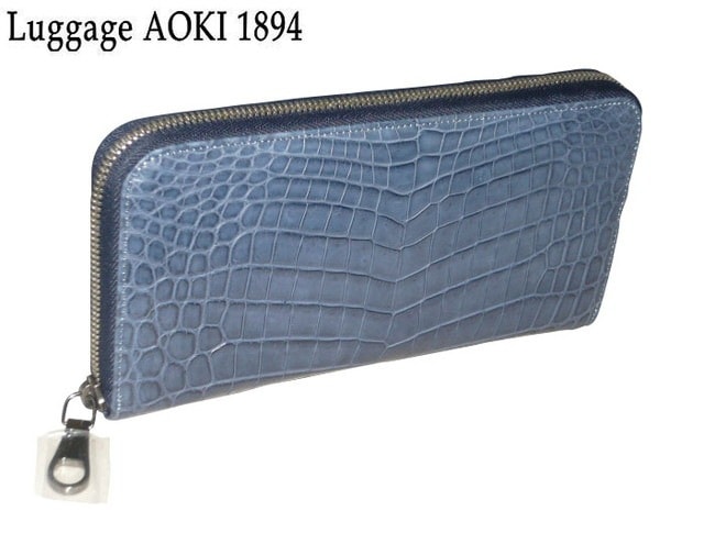 青木鞄 アオキ ラウンドファスナー 長財布 カード入れ 札入れ 小銭入れ aoki08