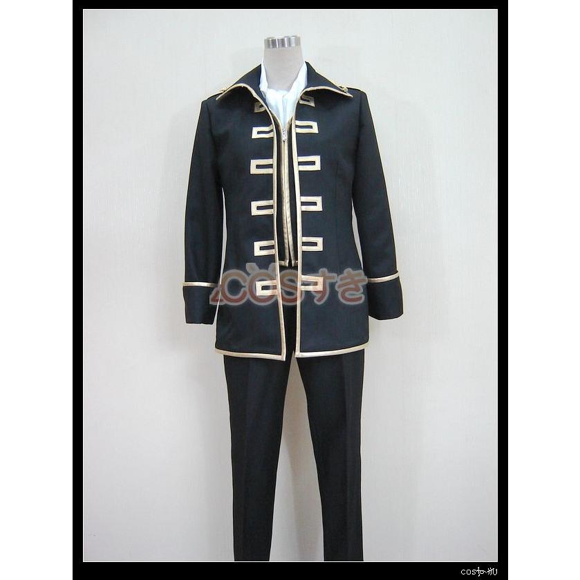 【即納】銀魂 近藤勲土方十四郎沖田総悟 真選組隊服 銀縁 風 コスプレ衣装 演出服 変装 仮装 二次会 イベント パーティー