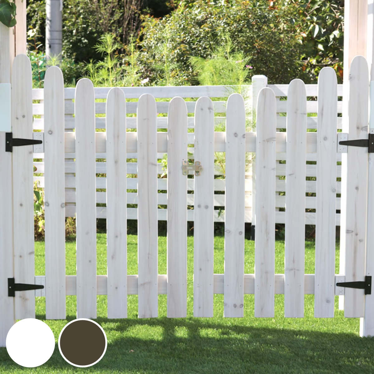 ゲート 三角屋根用 単品 両開きゲート 単品2枚 ゲートフェンスのみ 両開き 門扉 子供 外 木製フェンス おしゃれ かわいい ガーデニング 目隠し フェンス 扉 ドッグラン ウッドデッキ 庭