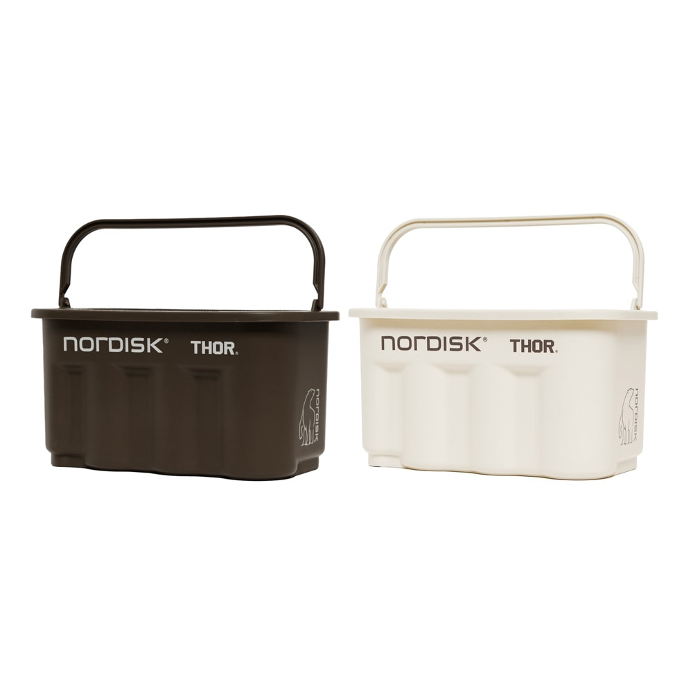 ノルディ x THOR コラボ 収納ボックス 9.5L ダークキャメル + ライトベージュ 2箱 SET 韓国限定商品