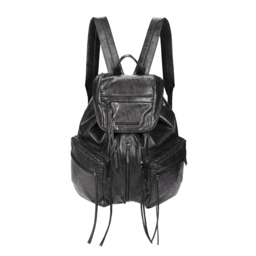 TREEMINGBIRD Zipper Finishing Flap Big Back Pack Dark G