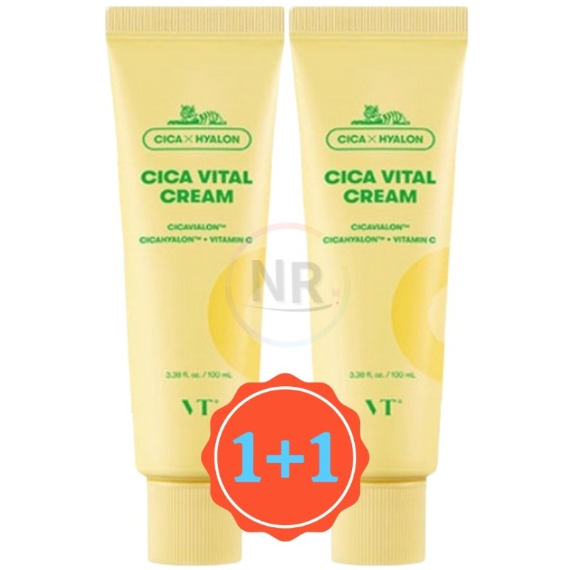 1+1 シカバイタルクリーム100ml ビタミンエッセンス