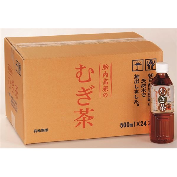 (まとめ買い)新潟 胎内高原のむぎ茶 500ml×240本 ペットボトル