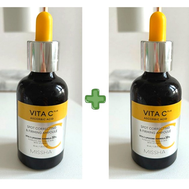 [1+1] ヴィータシープラスジャブティシーハリアンプル40ml x 2個 スキンブースター 集中ケア 高濃度アンプル