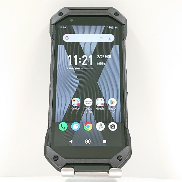 TORQUE 5G KYG01 au ブラック 送料無料 本体 c16138 【中古】