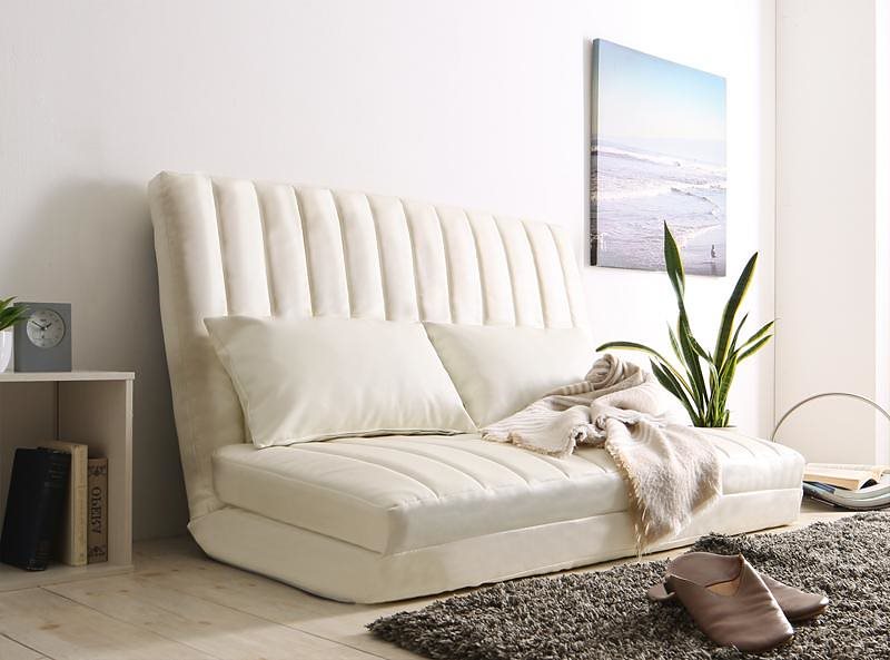 あらゆる生活シーンに寄り添う 3wayソファ [Coche]コチェ 2人掛け ホワイト