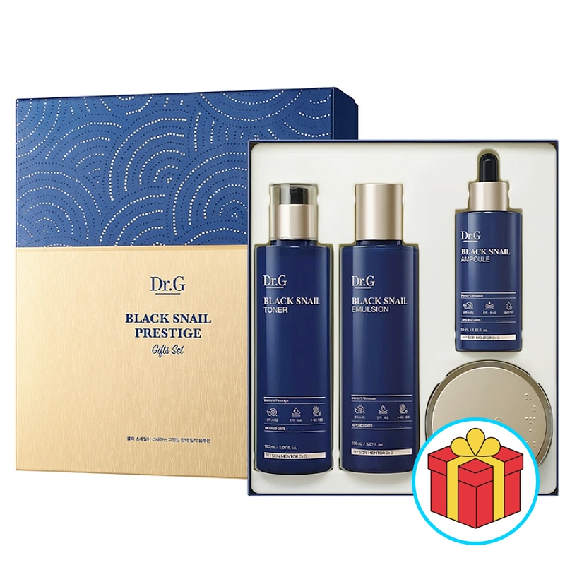 ブラックスネイル プレステージ セット (トナー + エマルジョン + アンプル + クリーム ) 韓国コスメ スキンケア スキンケアセット 韓国