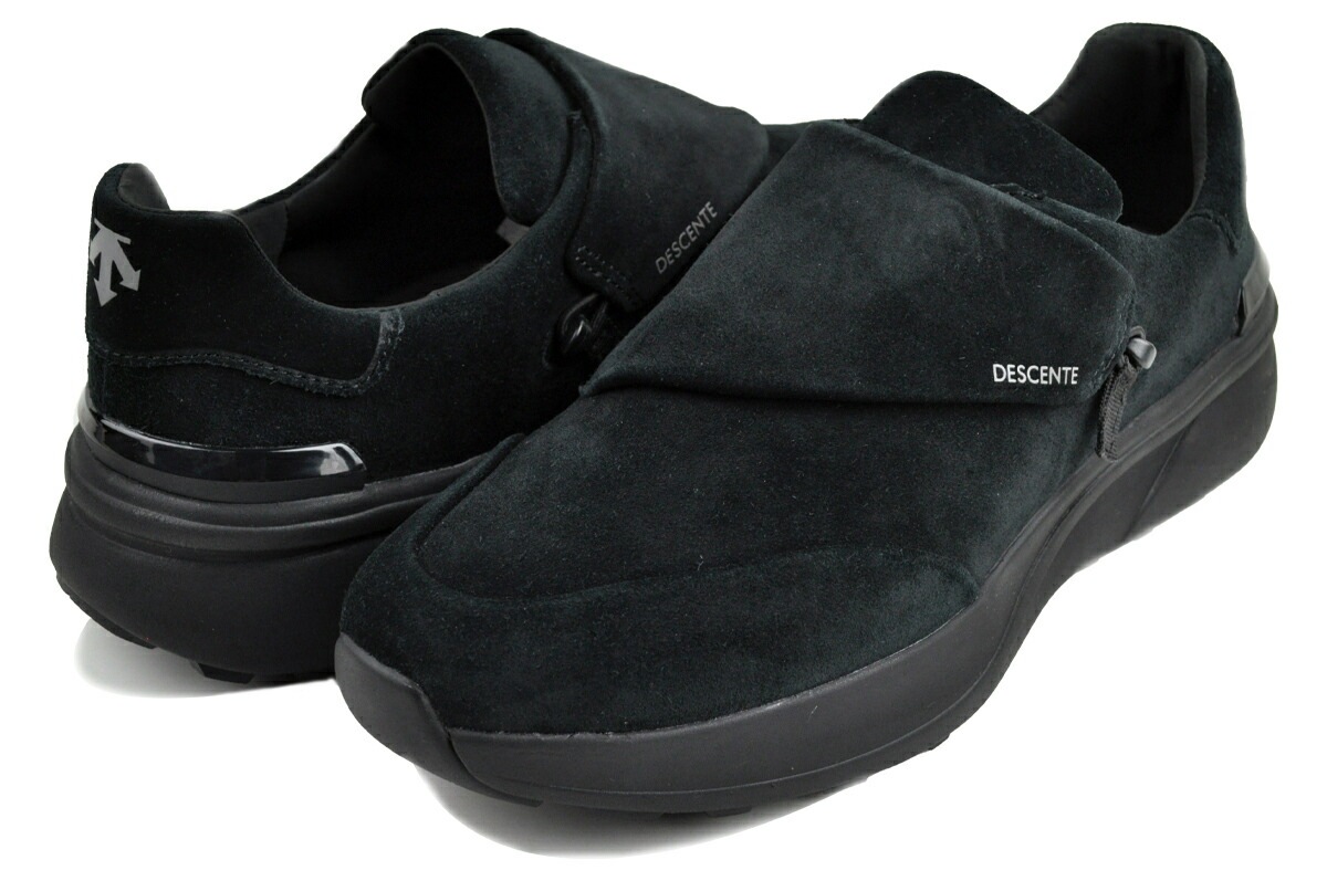 デザント ヴェルサー RS LE 24.1 防水 雨 スニーカー ブラック グレー スウェード レインシューズ 透湿防水設計 雨靴 du4frs03u-blg 18,216円