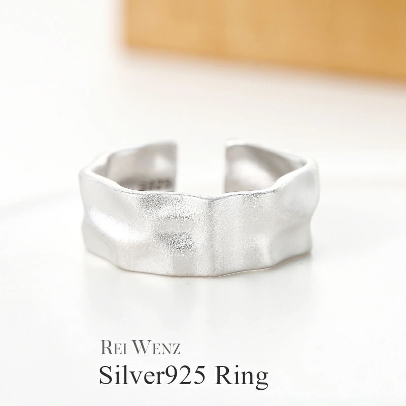 【高品質Silver925】指輪 レディース 太い 幅広 幅太 ボールド ゴールド シルバー インスタ ブローガー ゴツイ シンプル おしゃれ プレゼント 6,794円