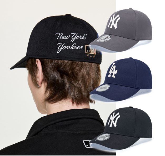Signature Patch Structured Ball Cap (3ACPBB25N-07NYS,3ACPBB25N-50CGS,3ACPBB25N-50BKS)