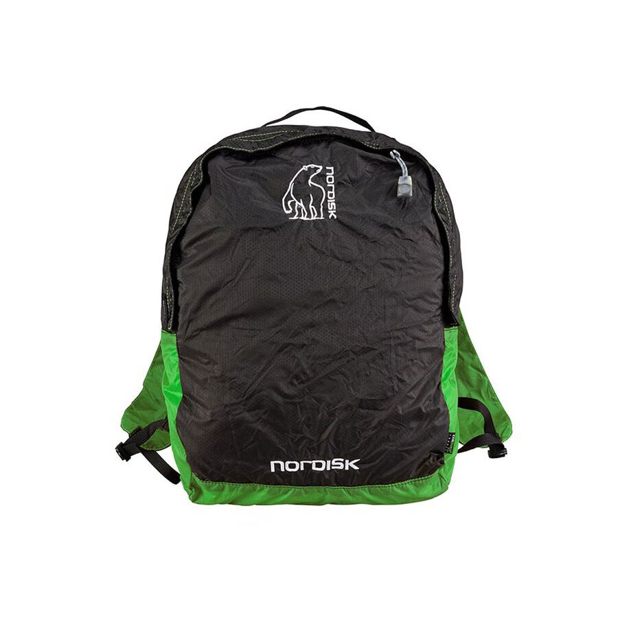 送料無料 ノルディスク ニべ ポケッタブルバッグ Nordisk Nibe 12 Daypack Black/Peridot Green 133019 リュック バックパック バッグ 鞄 小型 5,808円