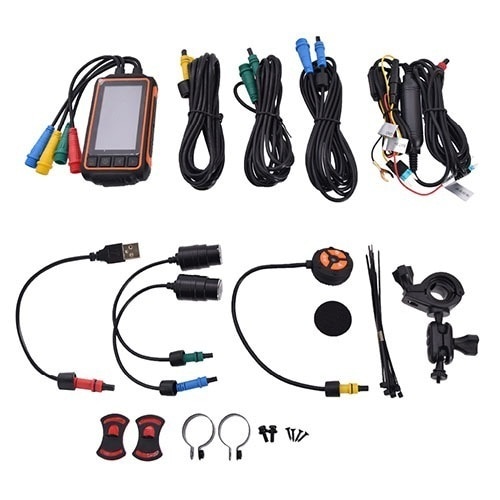 衝撃感知&完全防水 バイク用前後ドライブレコーダー