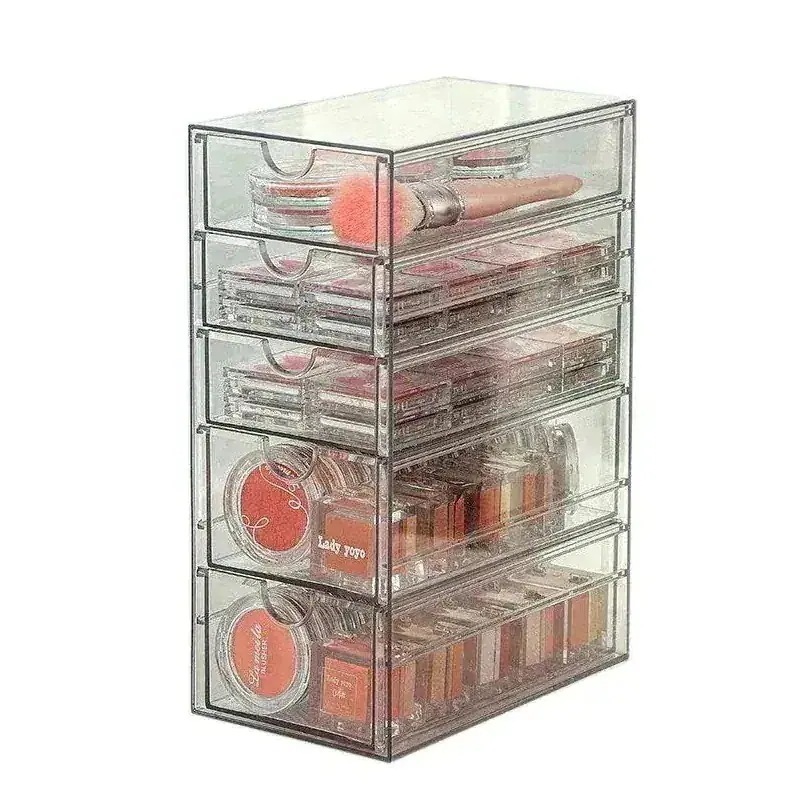 24売れ コスメ収納 メイクボックス 大容量 ジュエリー 雑貨 化粧品引き出し式 口紅収納化粧品収納ボックス リップスティック収納バス収納 トイレ収納 物置棚 入浴剤収納 トイレ収納