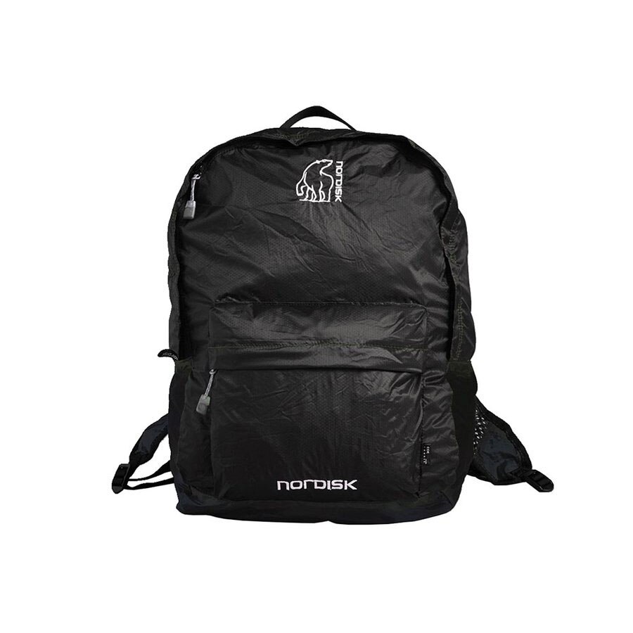 送料無料ノルディスク リべ ポケッタブルバッグ Nordisk Ribe 20 Daypack Black / Black 133018 リュック バックパック バッグ 鞄 小型 並行輸入品