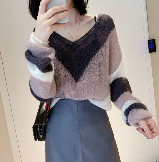 トップス ニットソー セーター 上着 袖あり 長袖 かわいい 大人可愛い きれいめ シンプル カジュアル 大人 上品 おしゃれ お洒落 かっこいい レトロ 大人可愛い こなれ感 ラフ メンズライク