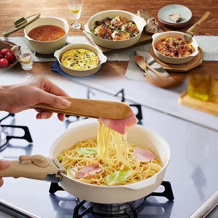 お皿になるフライパン8点セット DPAN-8S アイボリー アイリスオーヤマ プレゼント