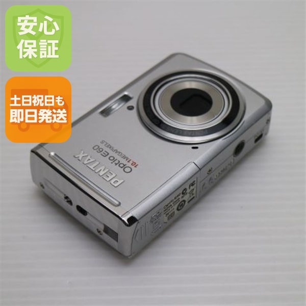 超美品 Optio E60 シルバー PENTAX デジカメ 191