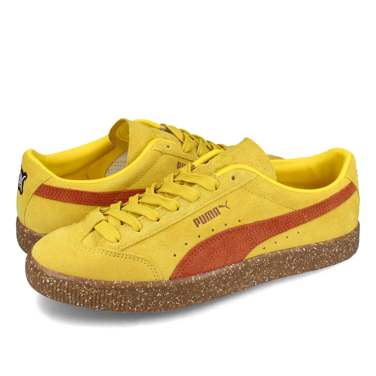 PUMA SUEDE VTG F PAM 【PERKS AND MINI】 BLACK/FRESH PEAR