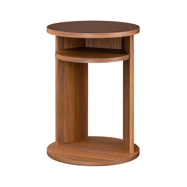 白井産業 CHI-5540DK ダークブラウン チルフィル サイドテーブル メーカー直送