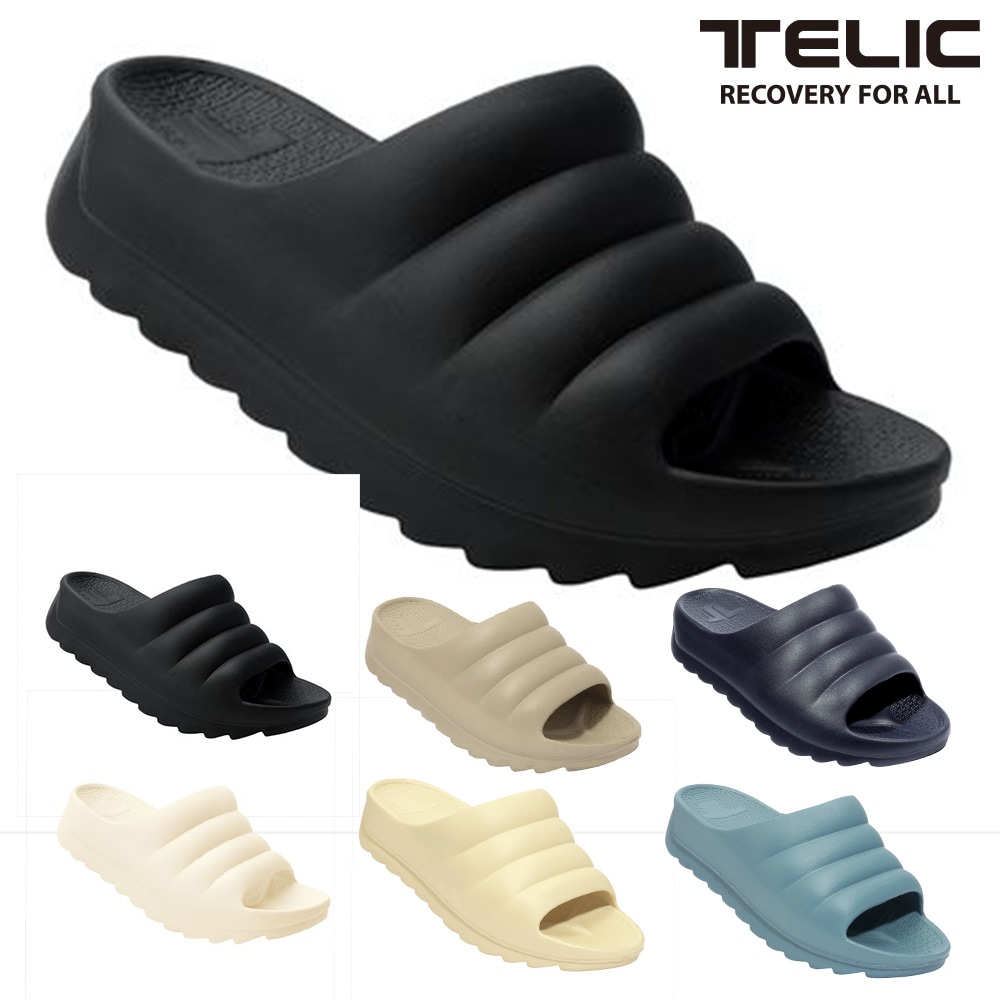 TELIC サンダル メンズ レディース ダブルクラウド テリック W-CLOUD リカバリー シャークソール 厚底