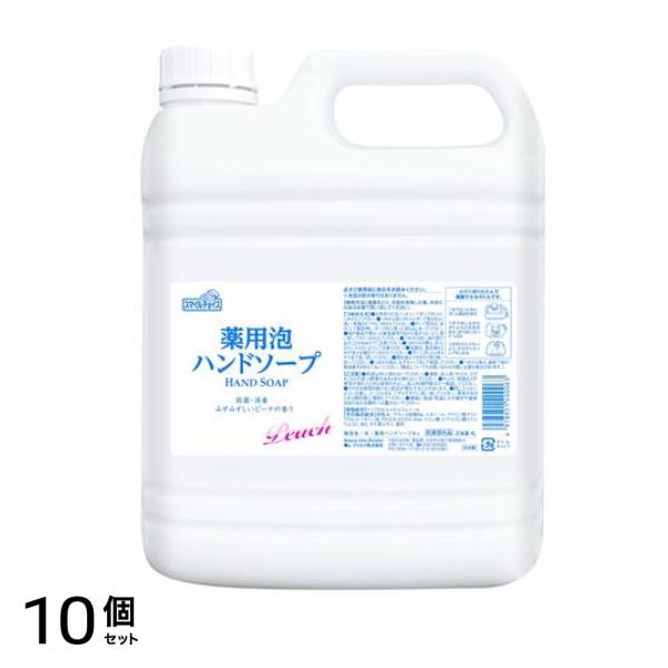 ミツエイ スマイルチョイス 薬用泡ハンドソープ 詰め替え用 大容量 4L 10個セット