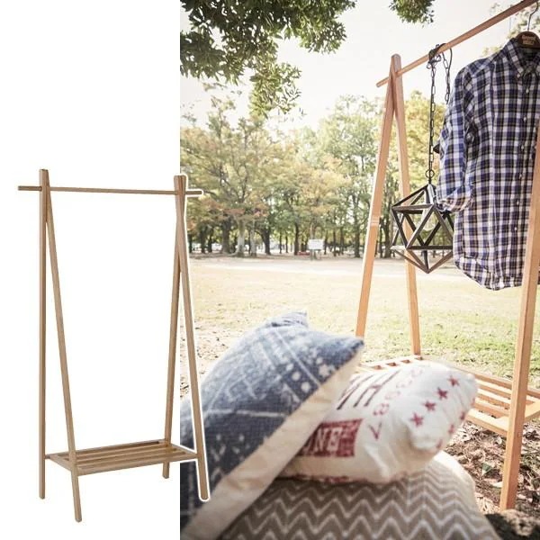 ハンガーラック 棚付き シンプル 北欧 ナチュラル おしゃれ シンプル