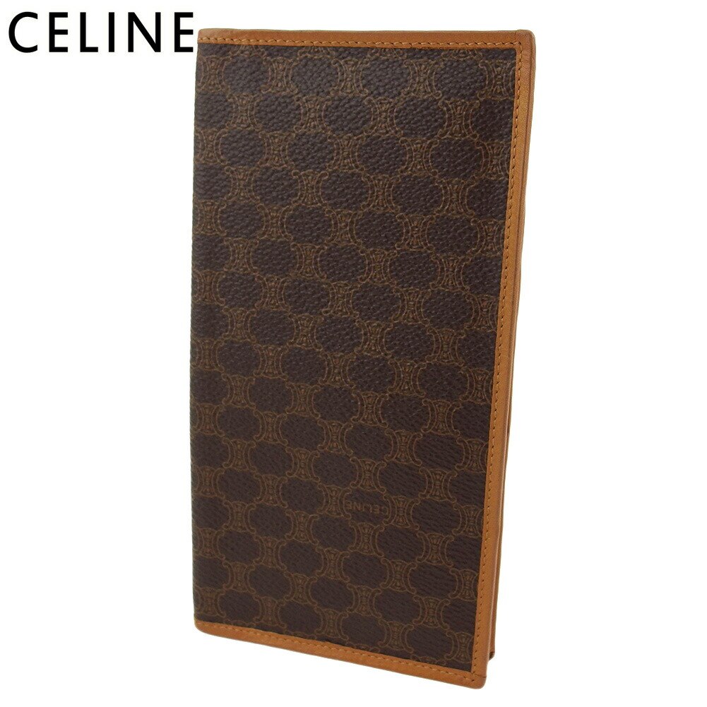 長札入れ 札入れ マカダム レディース メンズ ブラウン ベージュ 中古