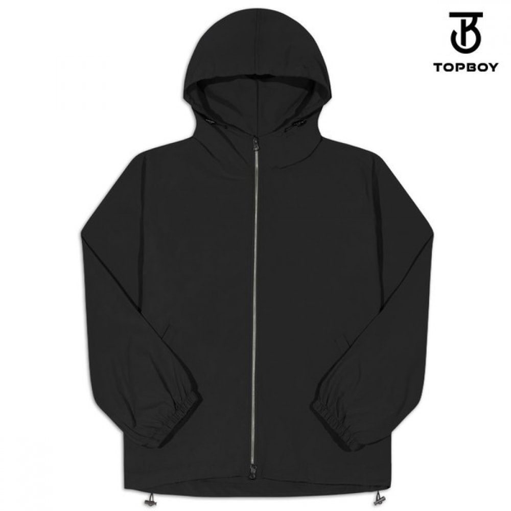 (TOPBOY) ツーウェイストリングオーバーフィットフード付きウインドブレーカージャンパー (YU002) 5,733円
