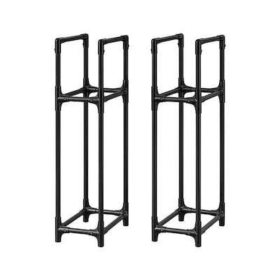 他サイト： STH-472 ブラック 省スペースタイヤラック普通車用 メーカー直送の商品画像