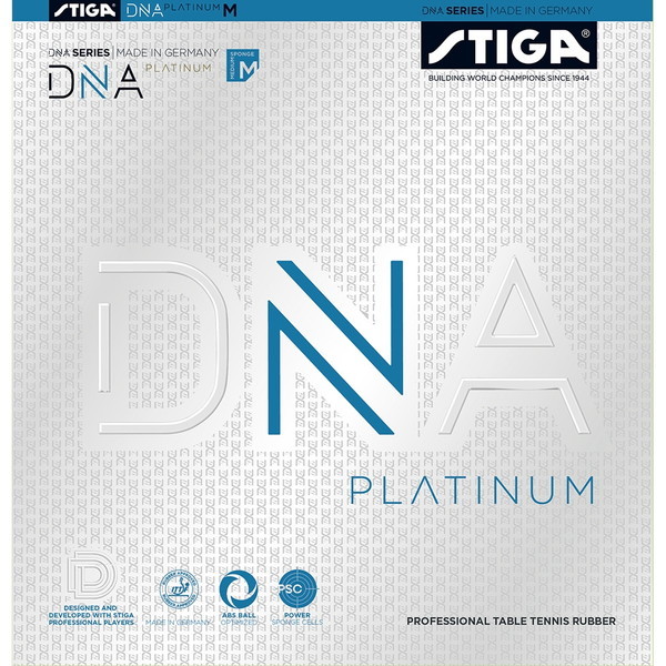 スティガ DNA PLATINUM M レッド 特厚 17120505 [卓球ラバー]