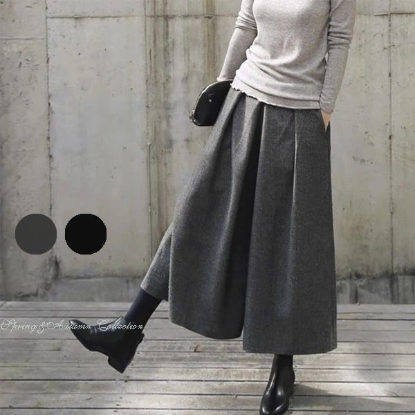 レディース服　　着痩せ　レディース　おしゃれ　ロングパンツ　パンツ