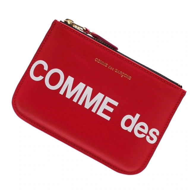【数量限定特別価格】 コムデギャルソン COMME des GARCONS Huge Logo Wallet 財布 RED 271-000396-013