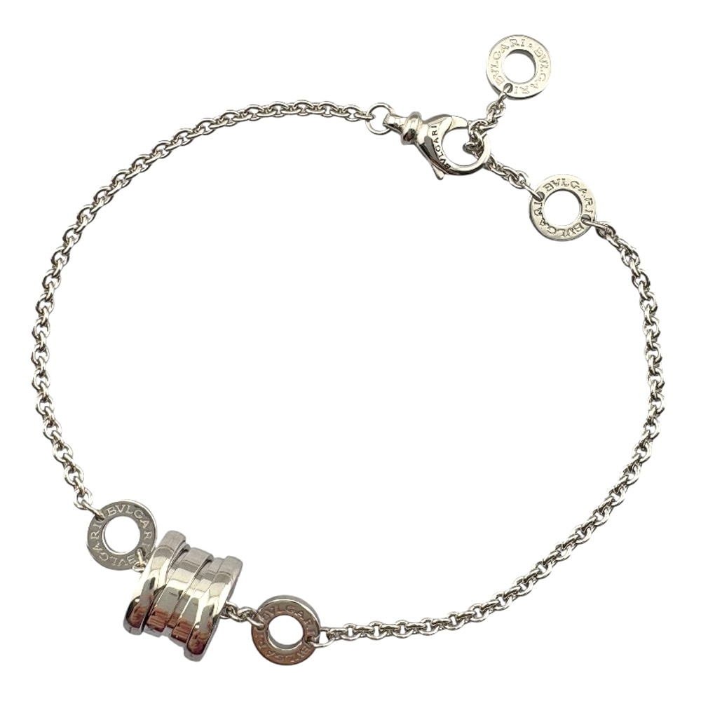 ブルガリ B-zero.1 エレメント ブレスレット 18金 K18ホワイトゴールド BVLGARI 中古 美品