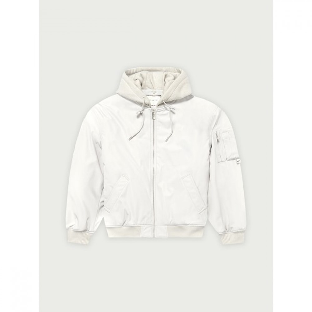 (ハングテン) メンズツーウェイフード付きボンバージャンパー_130 (10510-010-201-46)