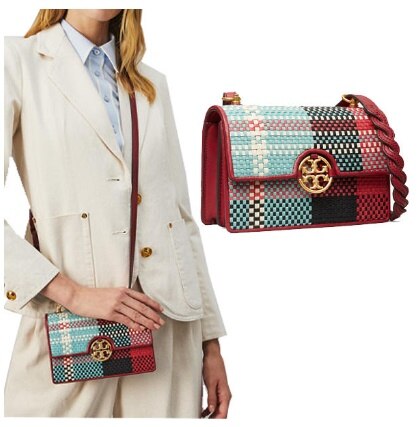 Miller Woven Plaid Mini Bag 81876