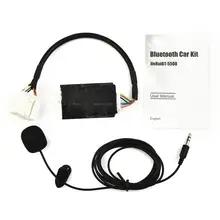カーラジオオーディオアダプタ Bluetooth Aux ケーブルマイクハンズフリーアコード用シビックオデッセイインターフェースアダプタ音楽 Aux