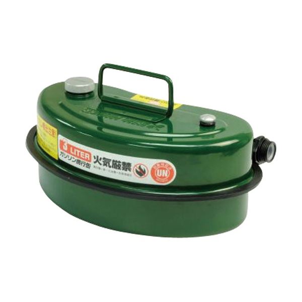 （まとめ）ワールドツール アストロプロダクツ ガソリン携行缶 3L 1缶[x3]