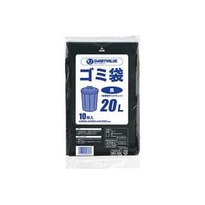 （まとめ）ジョインテックス ゴミ袋 LDD 黒 20L 10枚 N210J-20(50セット)