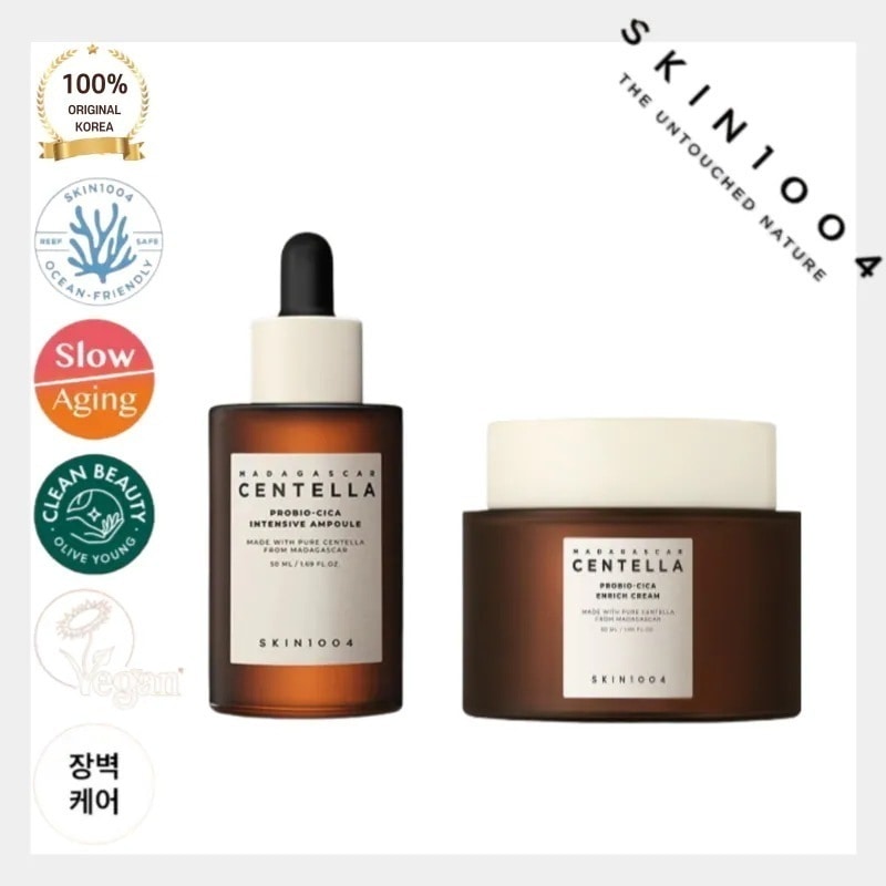 [メガ割] SKIN1OO4 センテラ プロバイオシカ クリーム 50ml + アンプル 50ml 2点セット 高濃縮 鎮静 保湿 エイジング ケア ハリ スキンケア